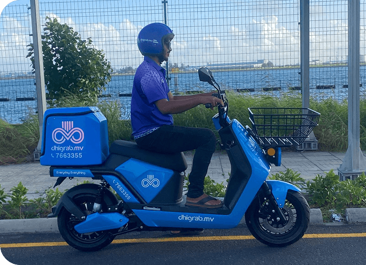 Dhigrab delivery rider